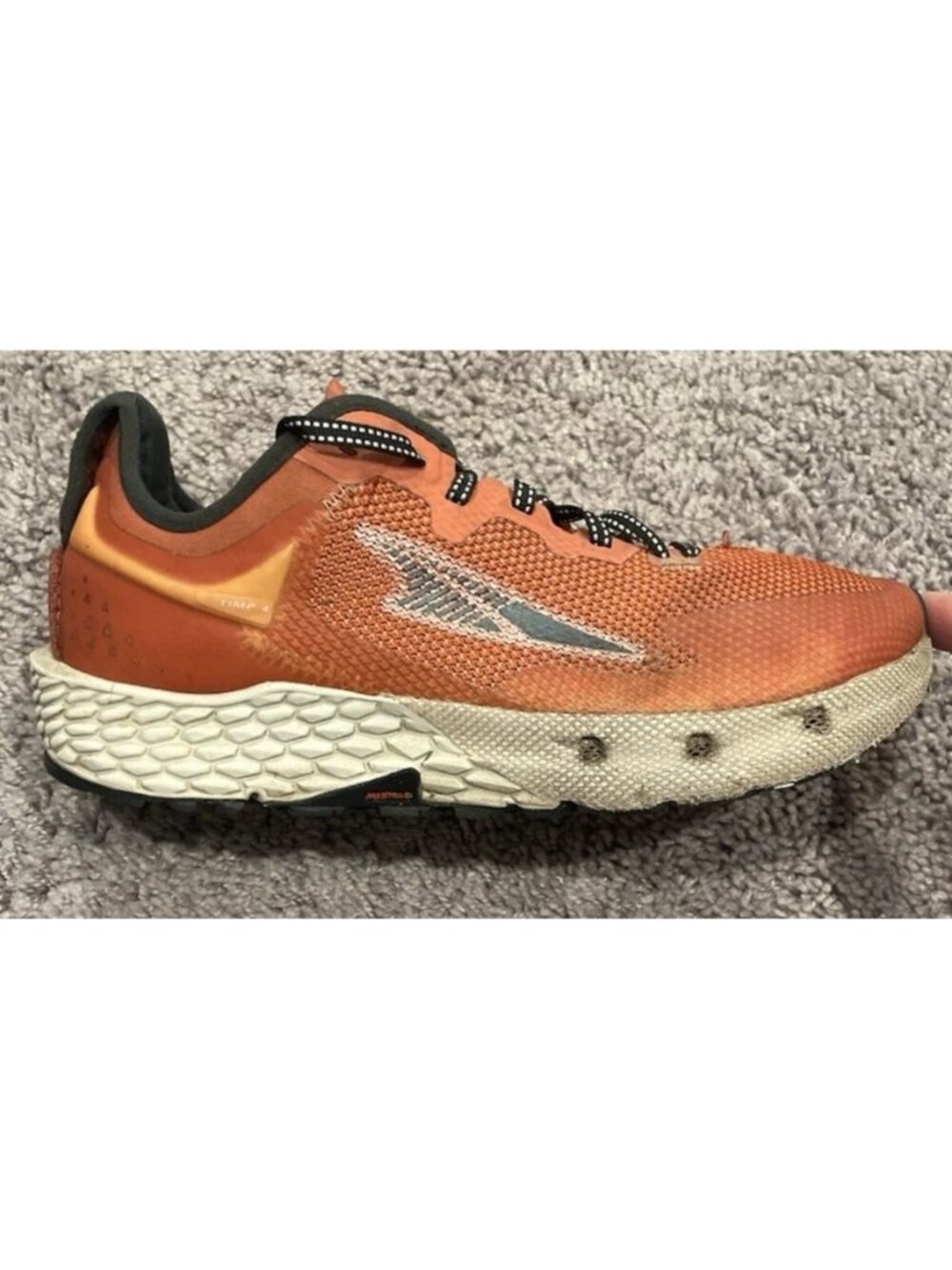 Altra Timp 4 Womens 8.5 Burnt Orange Gray Trail Running Shoes